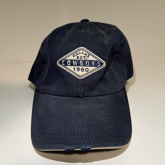 Dallas Cowboys Hat Cap Strapback Blue Adjustable Embroidered NFL American Needle - Picture 1 of 9